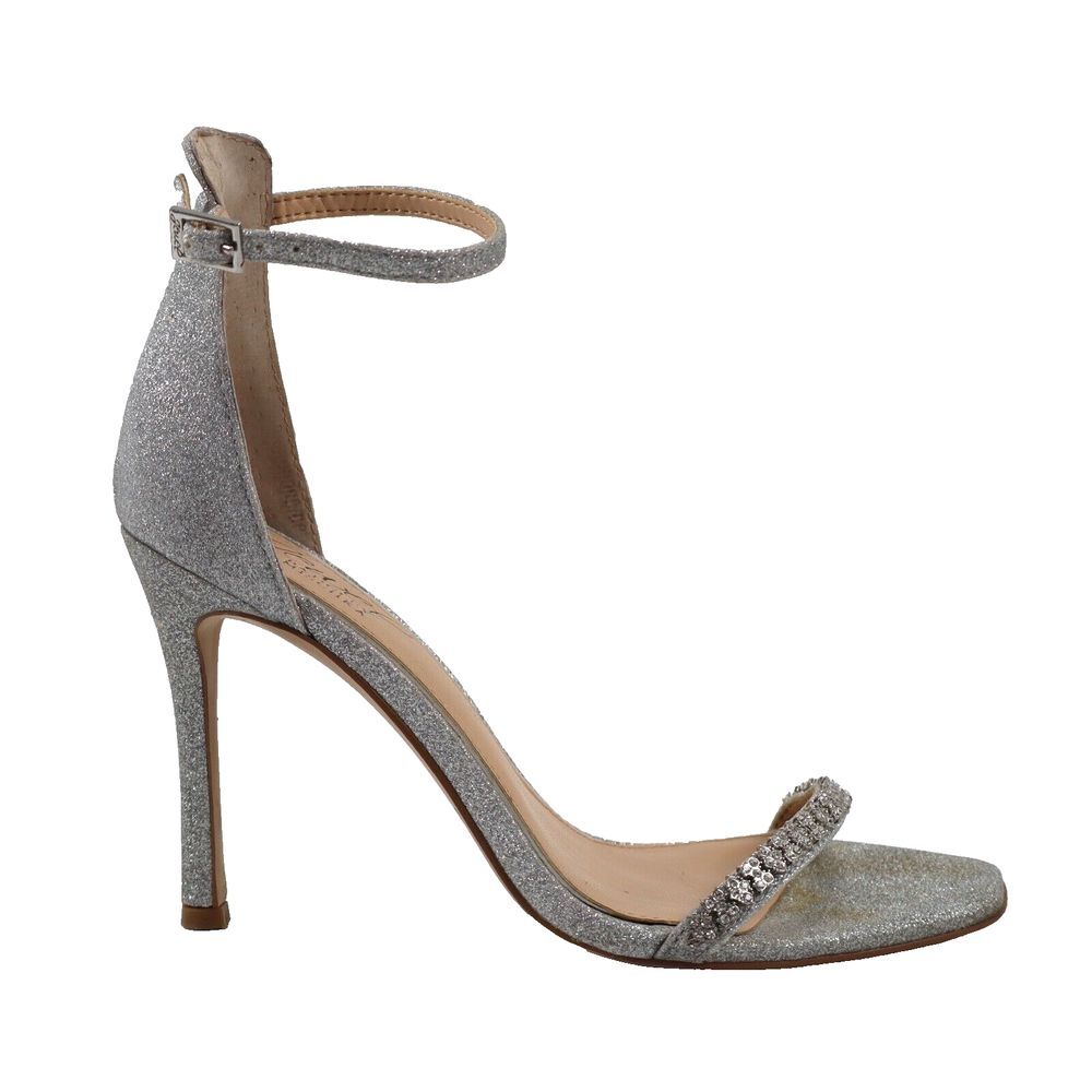 🔥Badgley Mischka Adriane Perfect Simplicity Stiletto Heels, Silver 6US MSRP$129